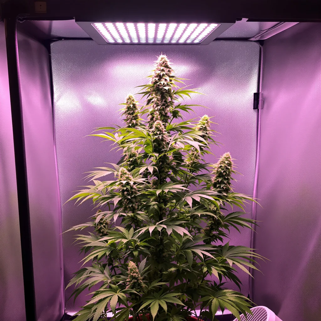 Plante de cannabis Pineapple Jack en floraison — 150-200 cm féminisée