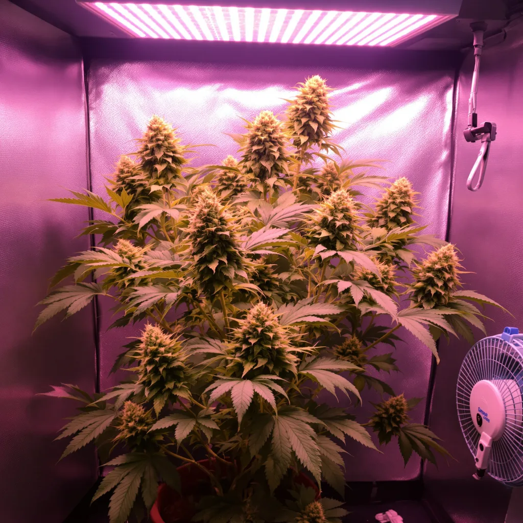 Plante de cannabis Pineapple Kush en floraison — 60-100 cm autofloraison