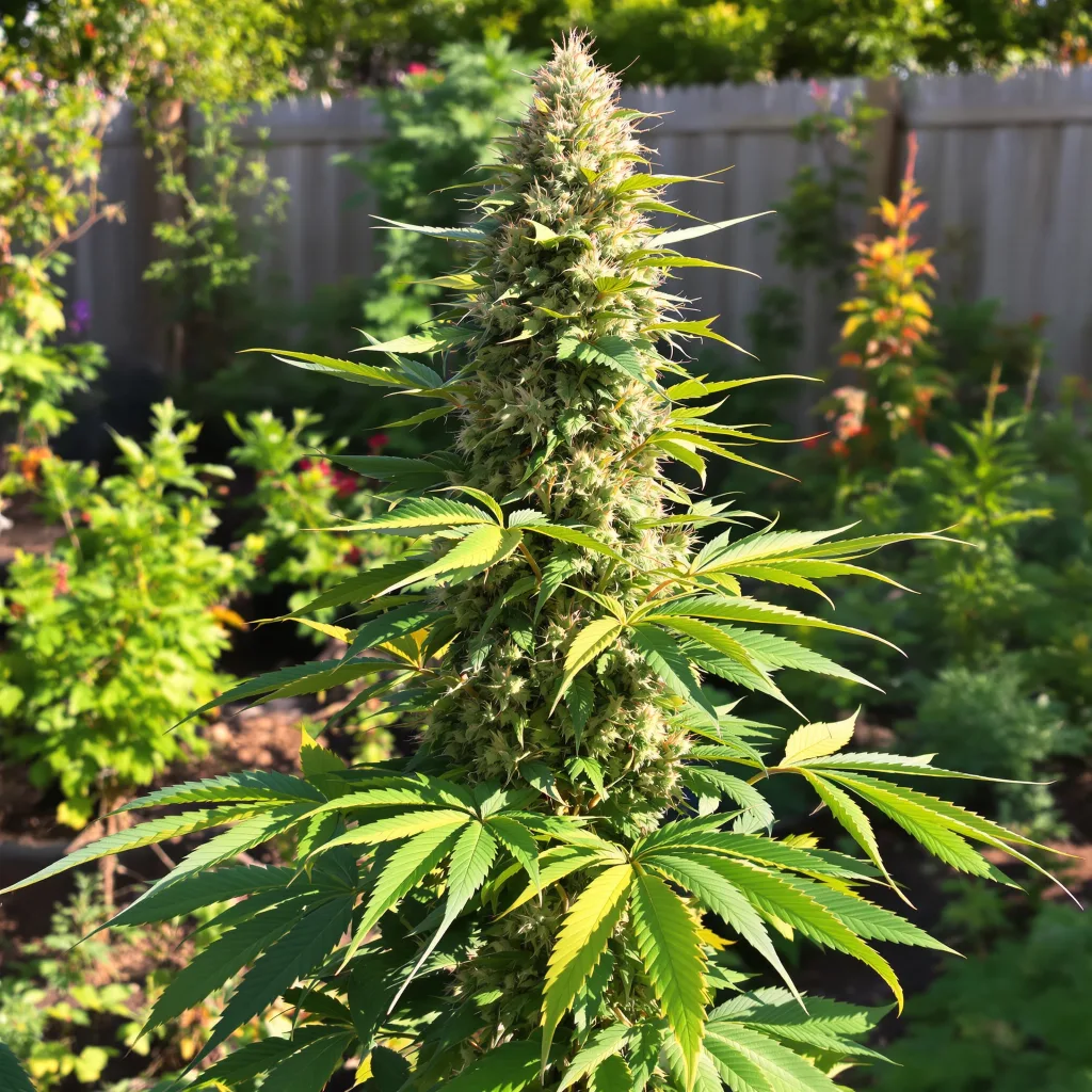 Pineapple Kush 40% indica / 50% sativa — fleur avec trichomes visibles