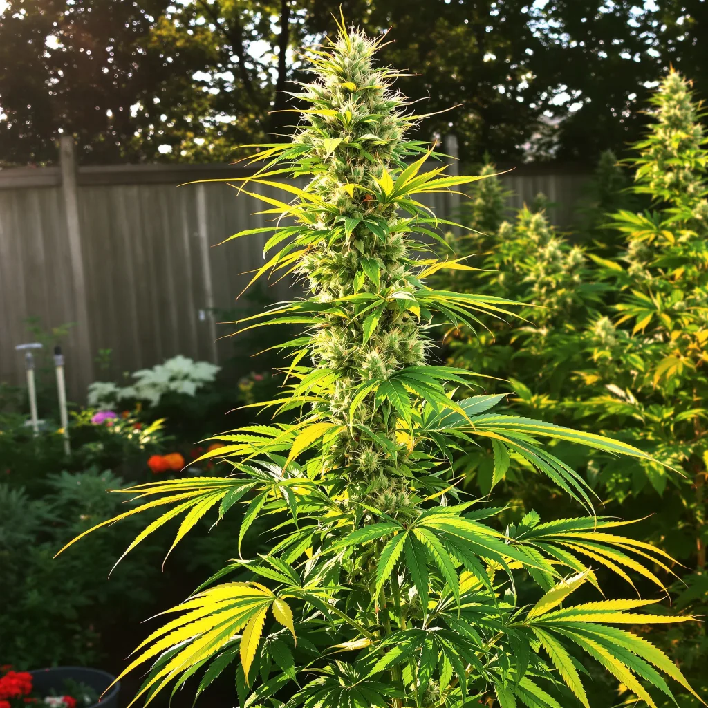 Pineapple Mayhem 11% indica / 89% sativa — fleur avec trichomes visibles