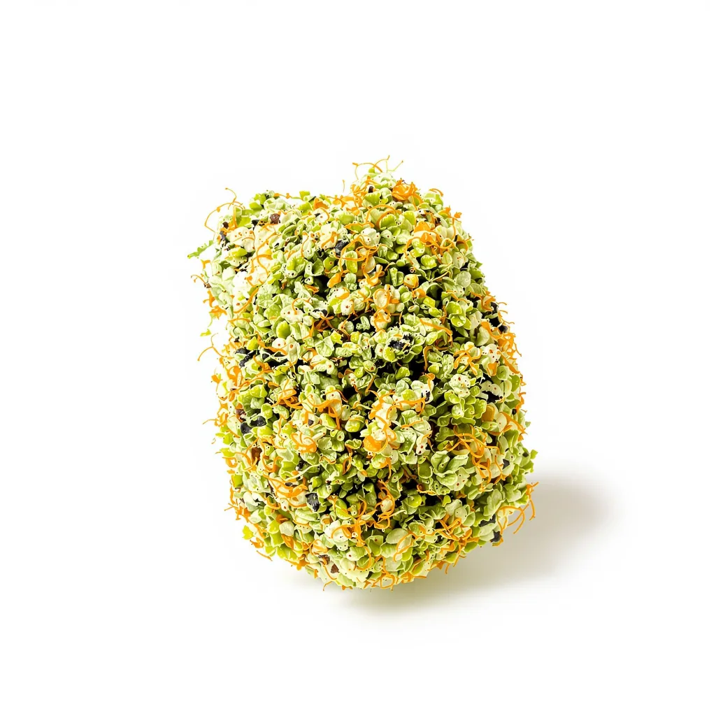 Pineapple Mayhem 11% indica / 89% sativa — fleur avec trichomes visibles