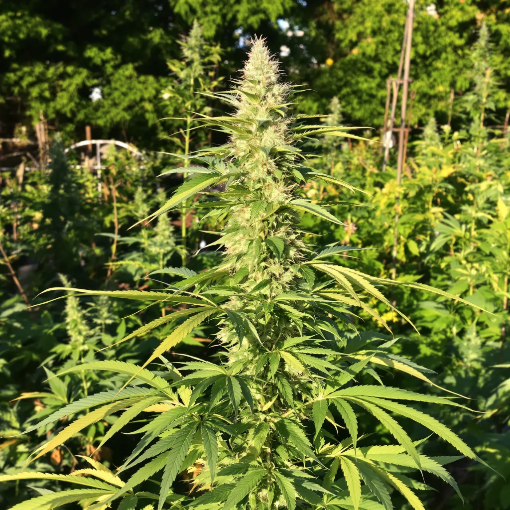 Pineapple Mayhem 11% indica / 89% sativa — fleur avec trichomes visibles