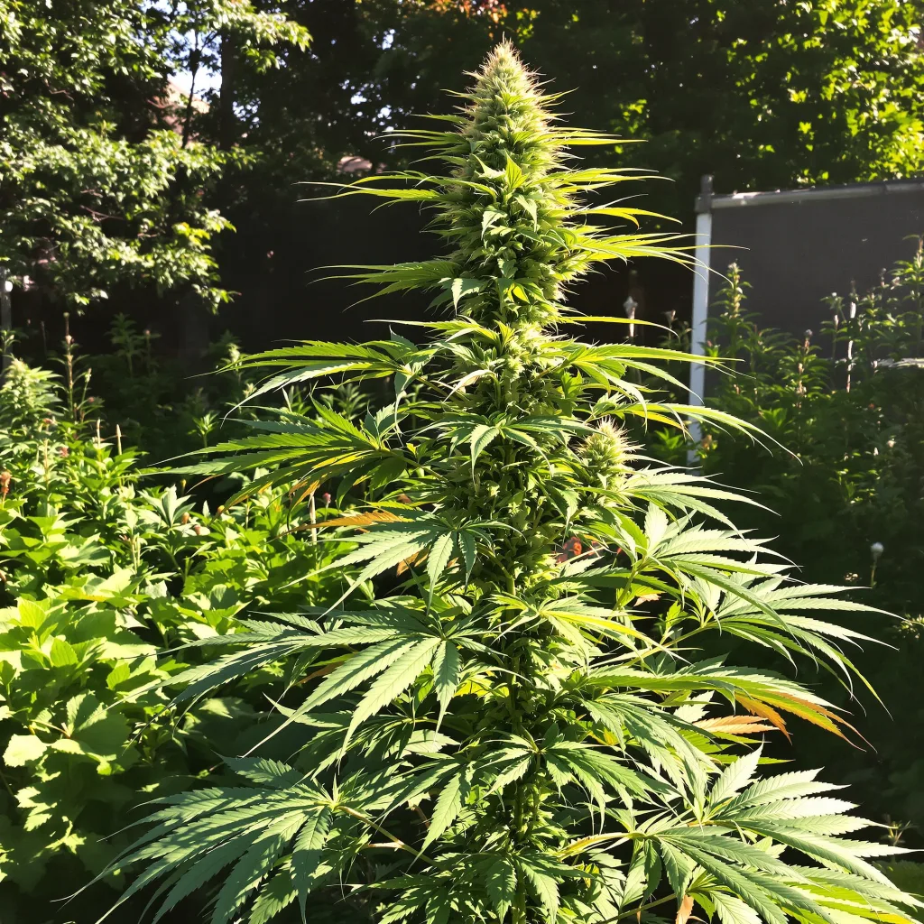 Pineapple Thai 50% indica / 100% sativa — fleur avec trichomes visibles
