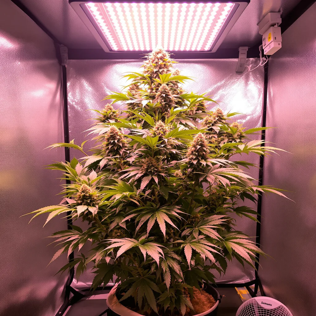 Plante de cannabis Pink Bubba en floraison — 90-130 cm féminisée