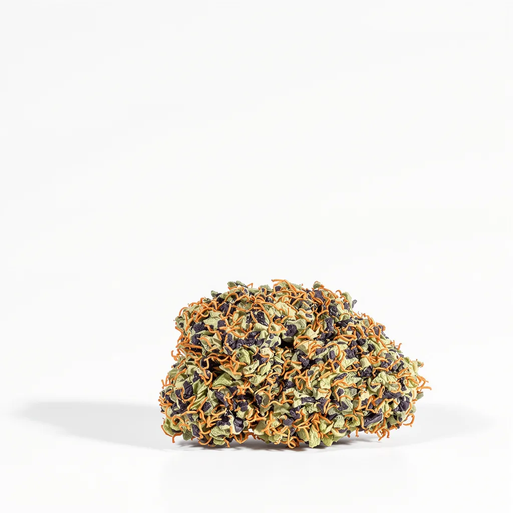 Pink Bubba 67% indica / 33% sativa — fleur avec trichomes visibles