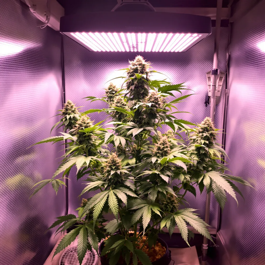 Plante de cannabis Pink Champagne en floraison — 90-130 cm féminisée