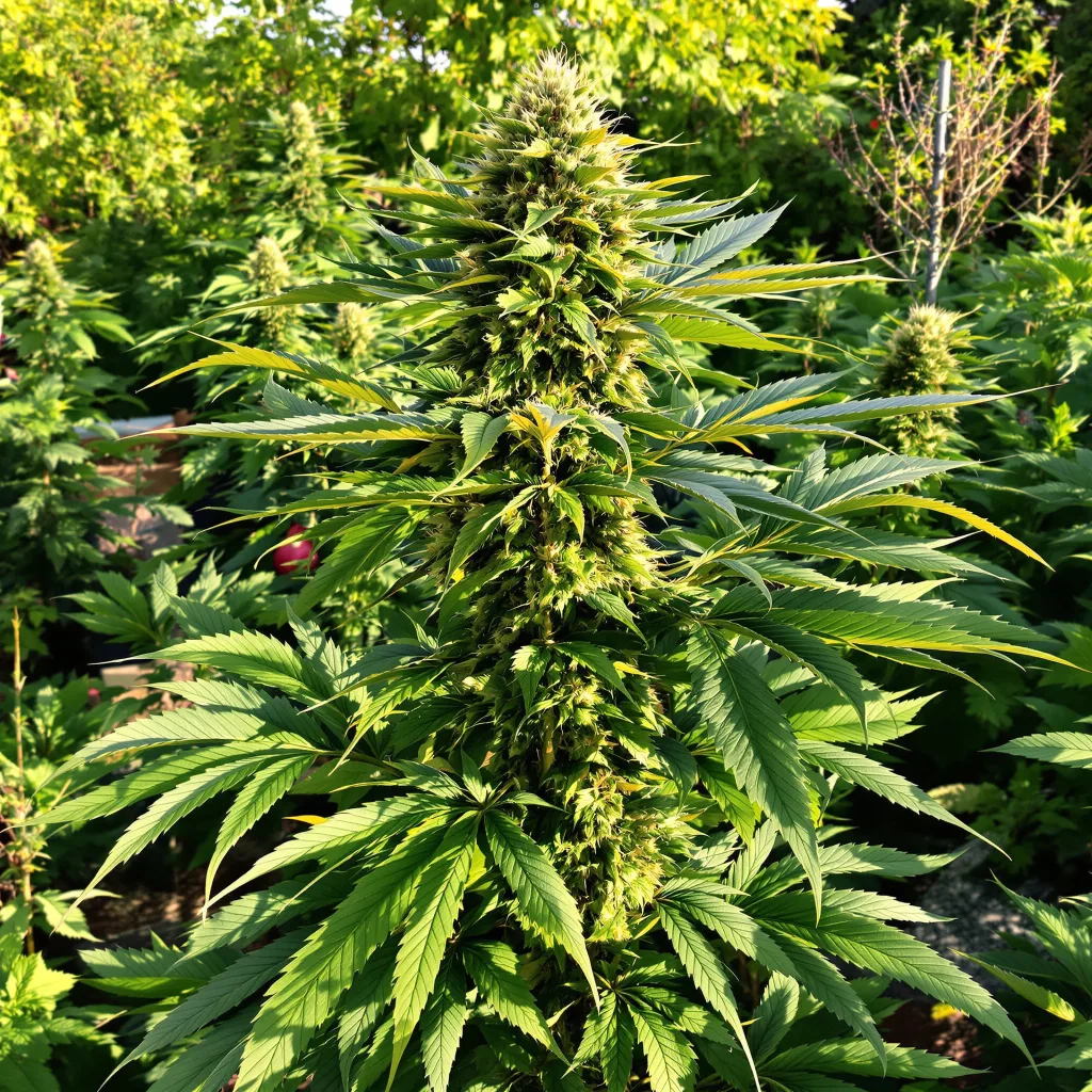 Pink Death Star 79% indica / 21% sativa — fleur avec trichomes visibles