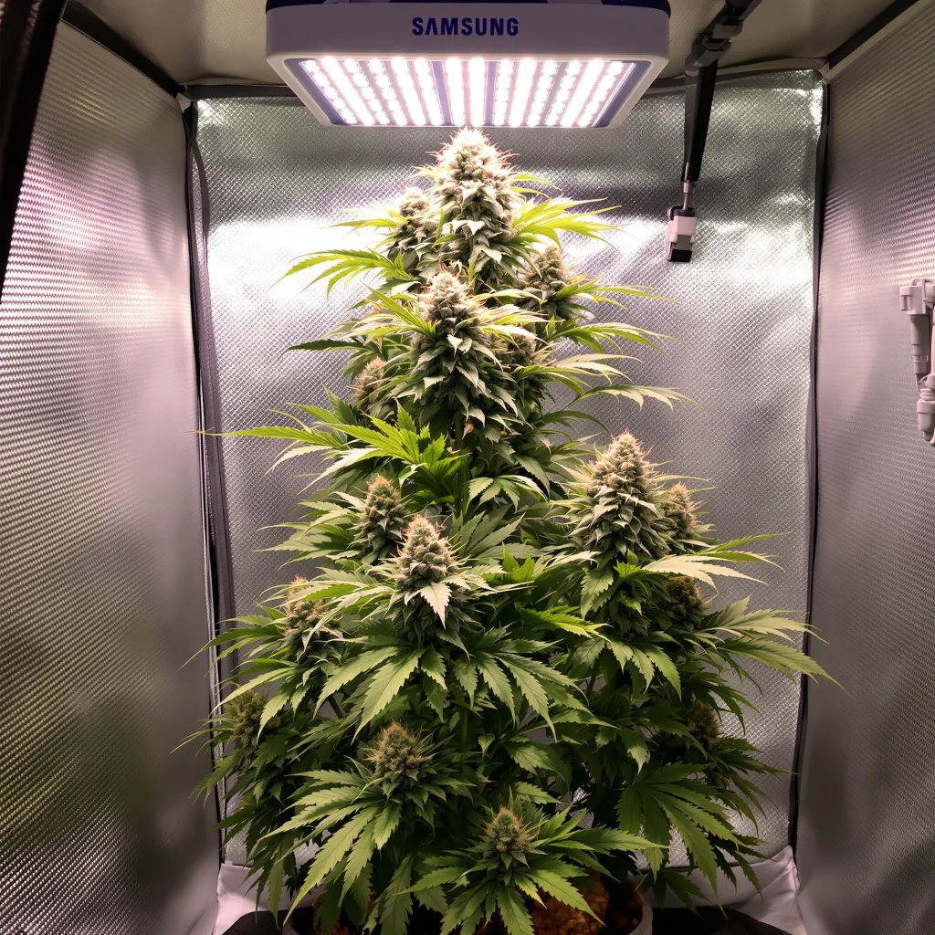 Plante de cannabis Pink Kush en floraison — 90-130 cm féminisée
