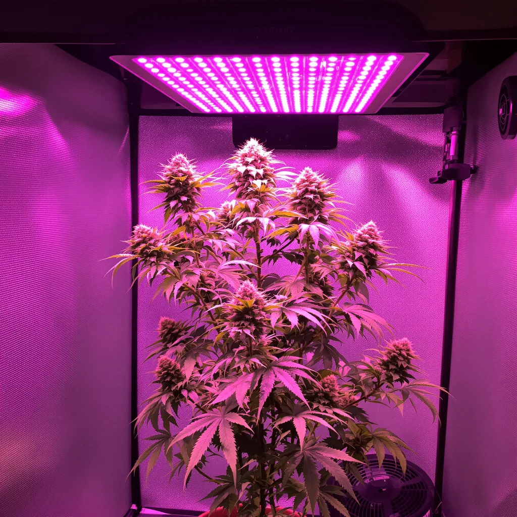 Plante de cannabis Pink Mango en floraison — 120-180 cm féminisée