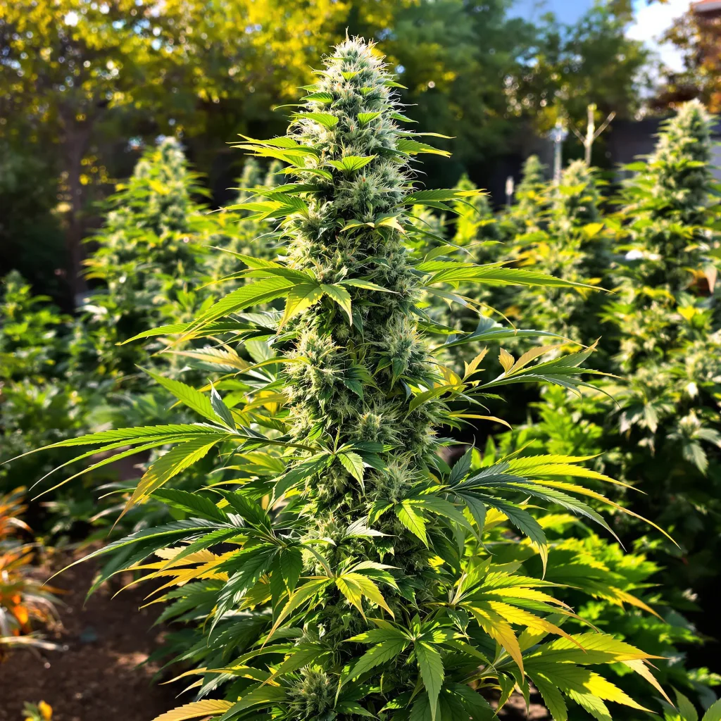 Pink Pez 63% indica / 37% sativa — fleur avec trichomes visibles