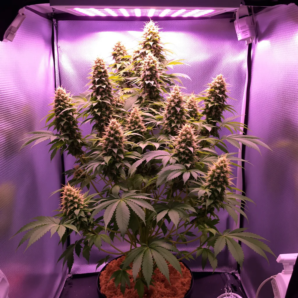 Plante de cannabis Pink Runtz en floraison — 60-100 cm autofloraison
