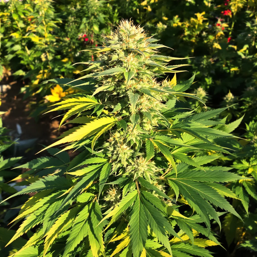 Pinkman Goo 80% indica / 20% sativa — fleur avec trichomes visibles