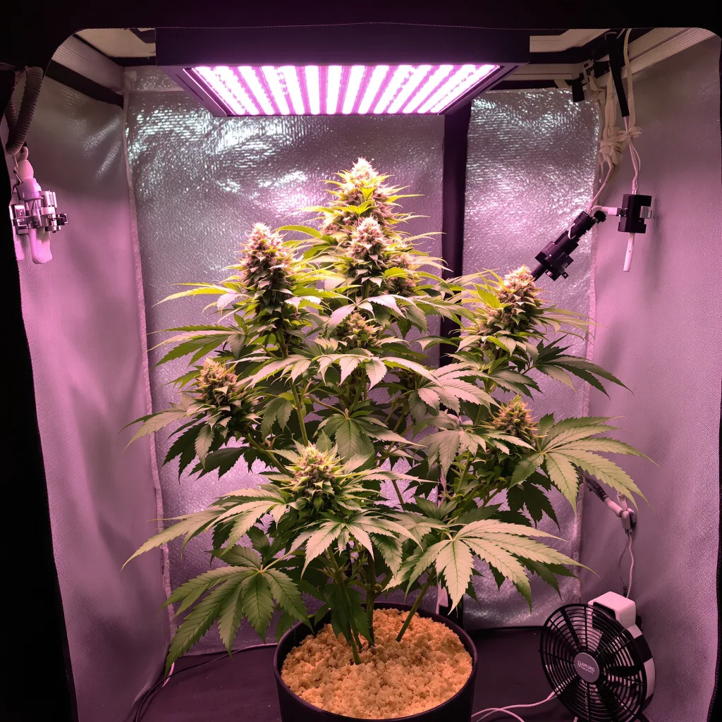 Plante de cannabis Pitbull Pit en floraison — 60-100 cm autofloraison
