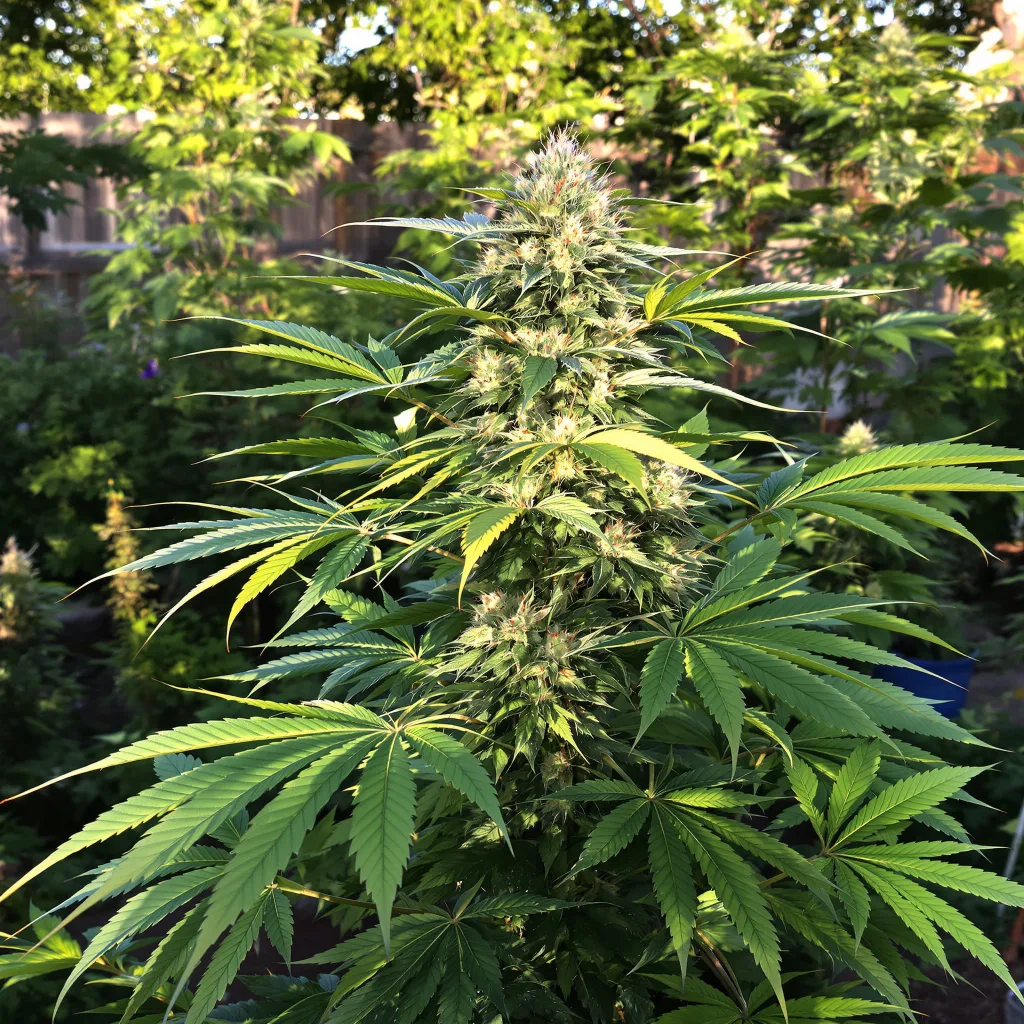 Platinum Bubba Kush 70% indica / 20% sativa — fleur avec trichomes visibles