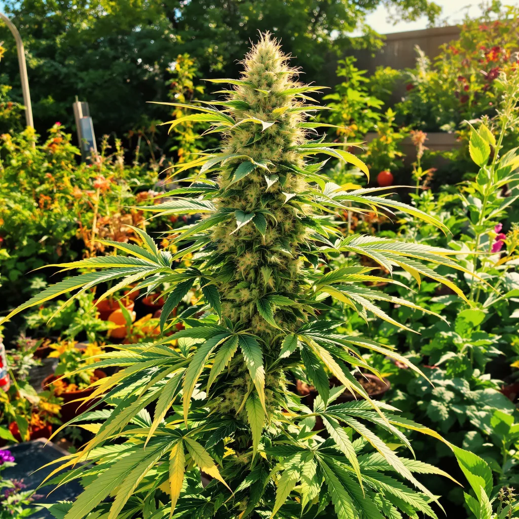 Platinum GSC 60% indica / 40% sativa — fleur avec trichomes visibles