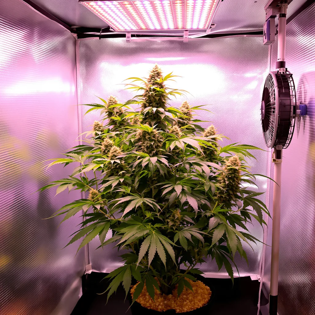 Plante de cannabis Platinum Kush en floraison — 90-130 cm féminisée