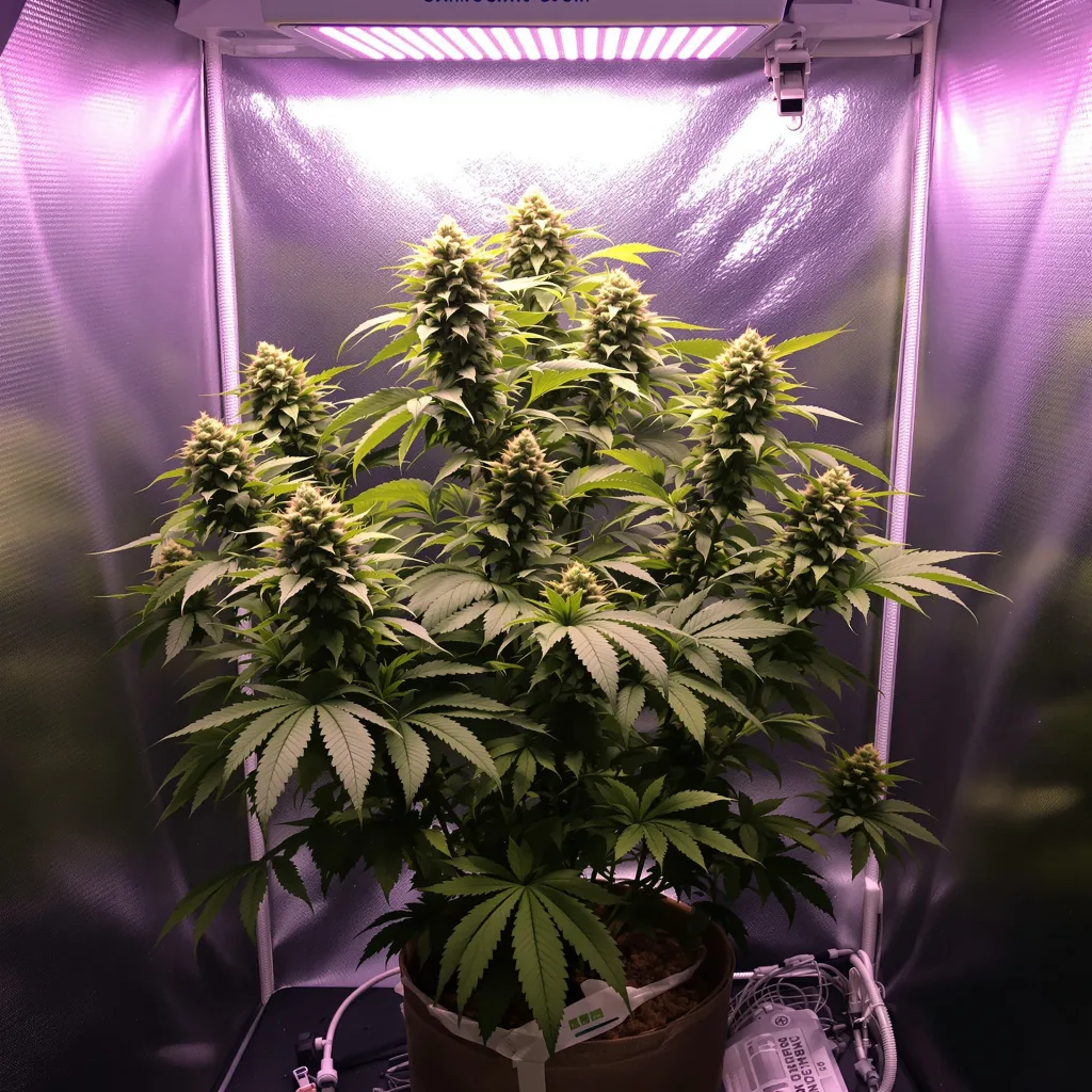 Plante de cannabis Platinum OG en floraison — 120-180 cm féminisée
