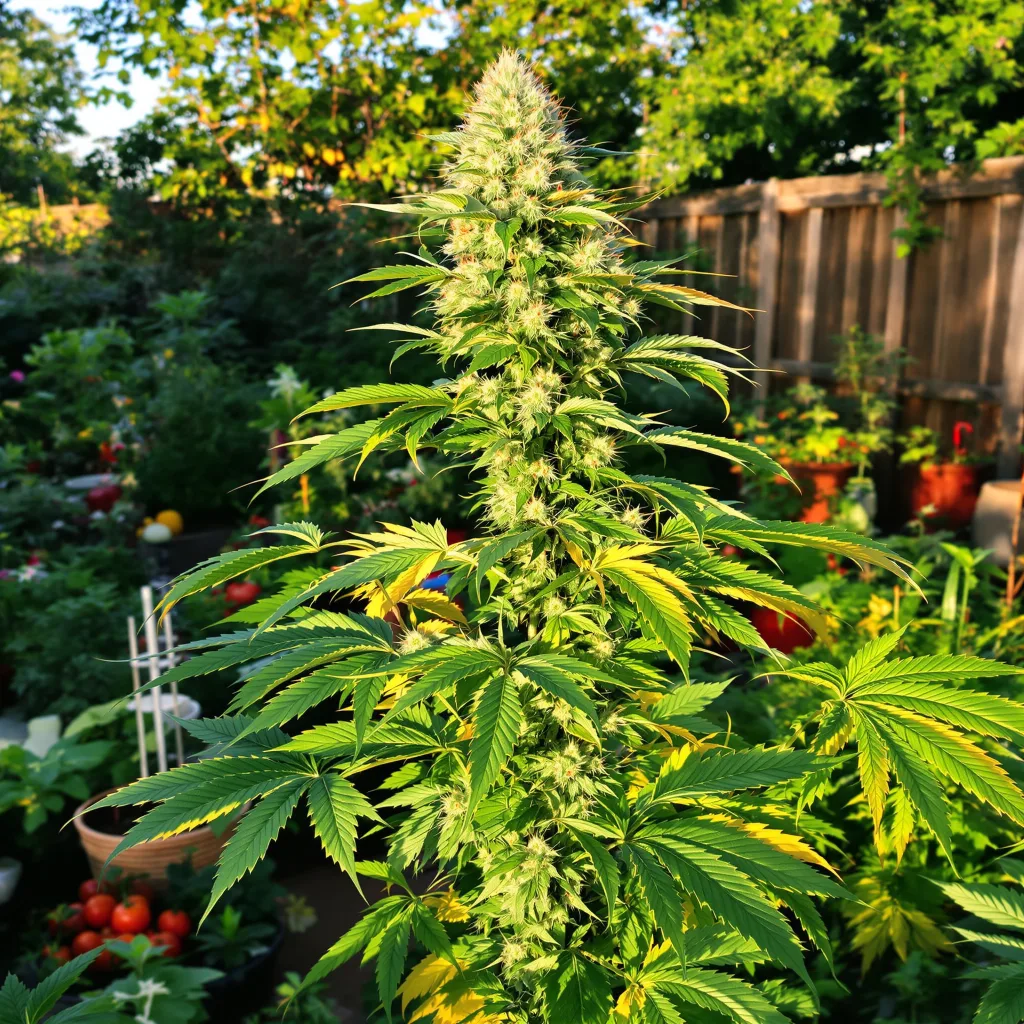 Platinum OG 62% indica / 38% sativa — fleur avec trichomes visibles