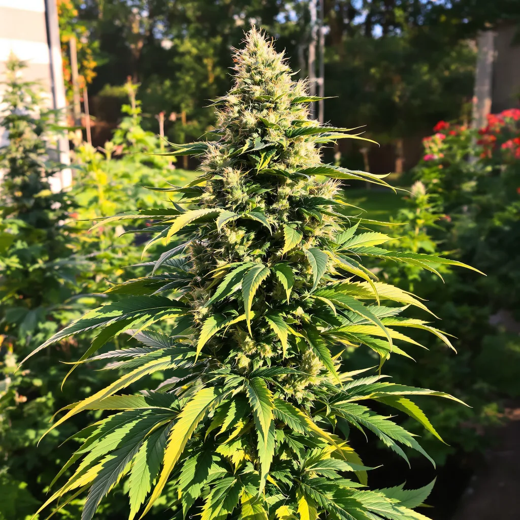 Platinum Purple Kush 80% indica / 50% sativa — fleur avec trichomes visibles