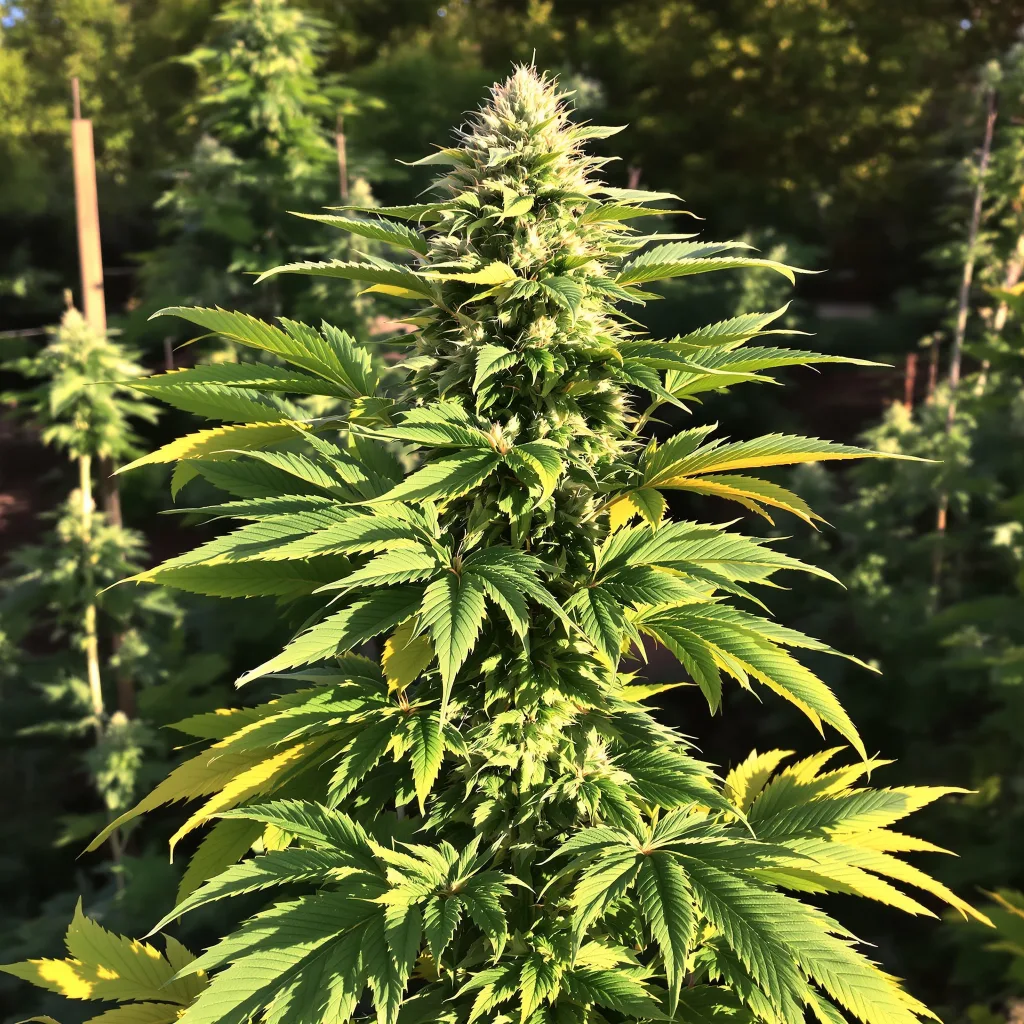 Pluto Kush 88% indica / 12% sativa — fleur avec trichomes visibles