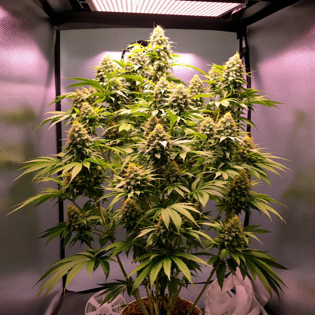 Plante de cannabis Pop Rox en floraison — 60-100 cm autofloraison
