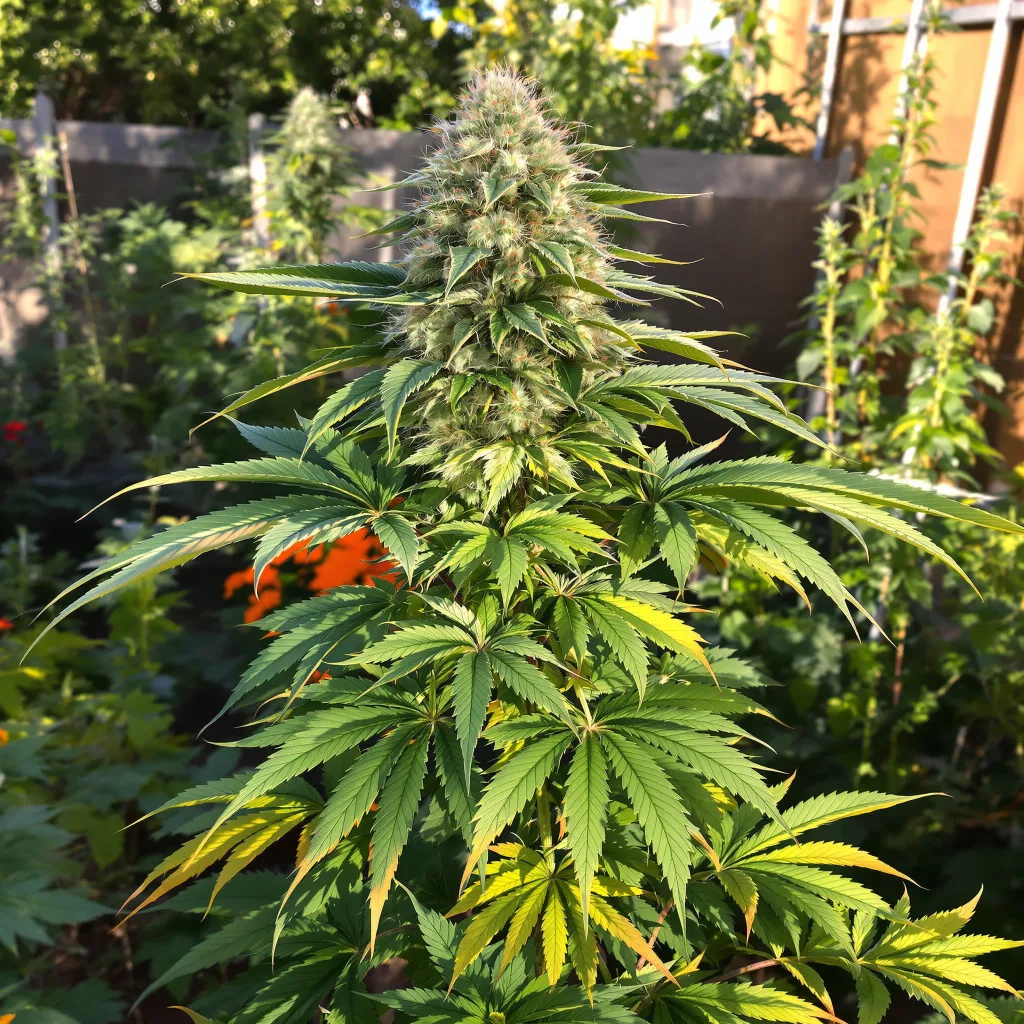 Popcorn Kush 67% indica / 33% sativa — fleur avec trichomes visibles