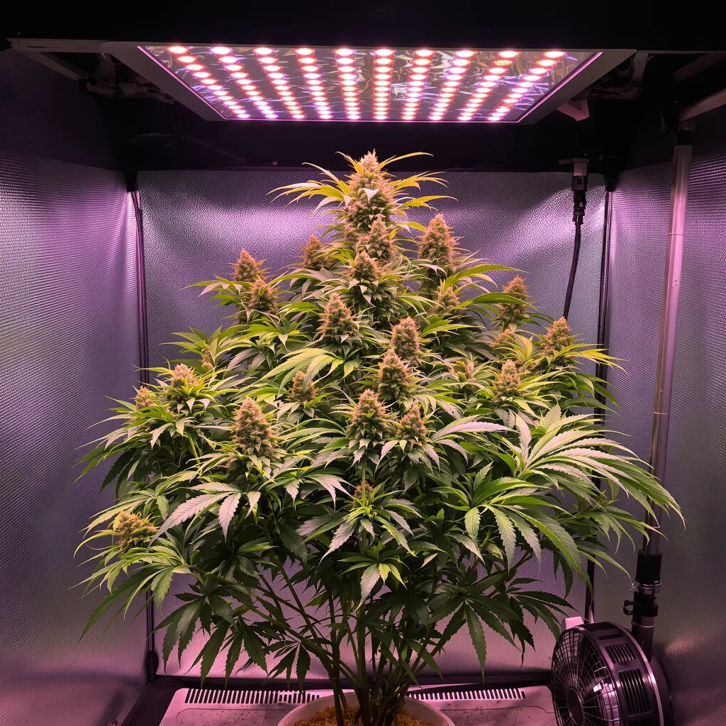 Plante de cannabis Pot of Gold en floraison — 90-130 cm féminisée