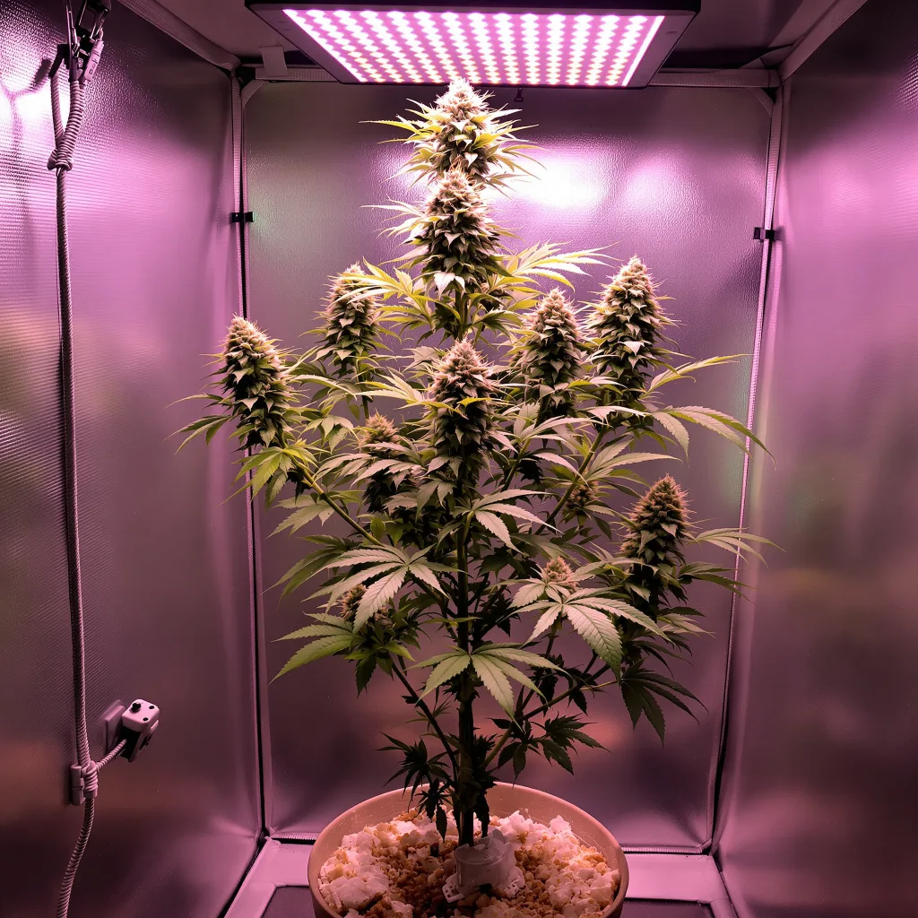 Plante de cannabis Power Kush en floraison — 60-100 cm autofloraison