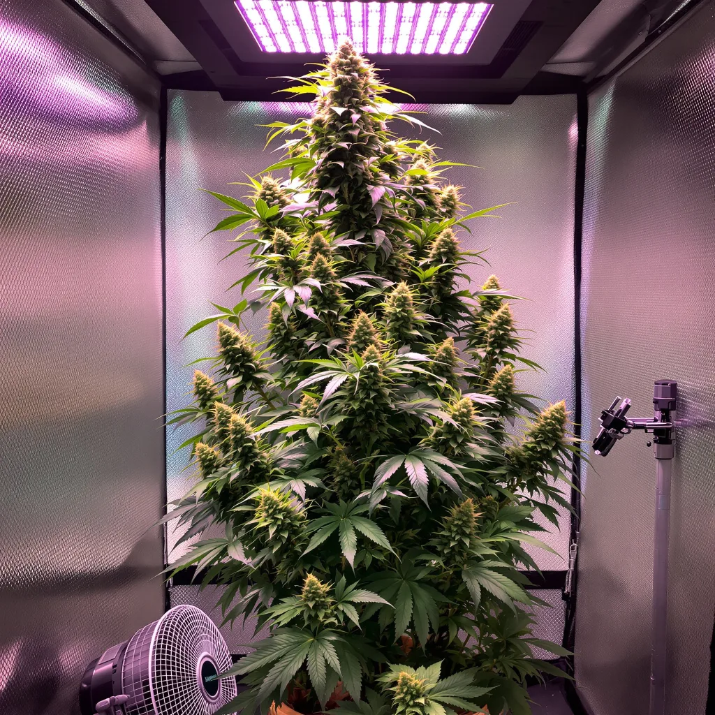 Plante de cannabis Power Plant en floraison — 150-200 cm féminisée