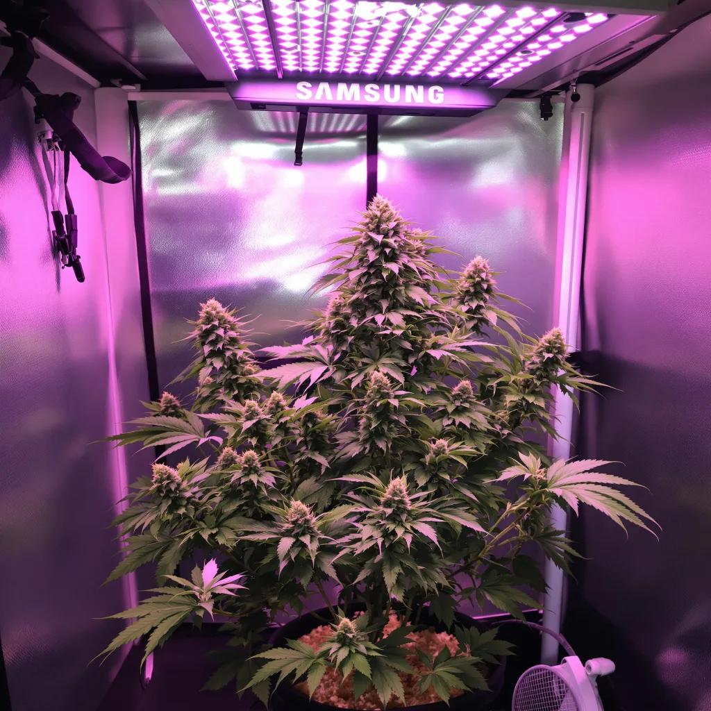 Plante de cannabis Pre-98 Bubba Kush en floraison — 90-130 cm féminisée