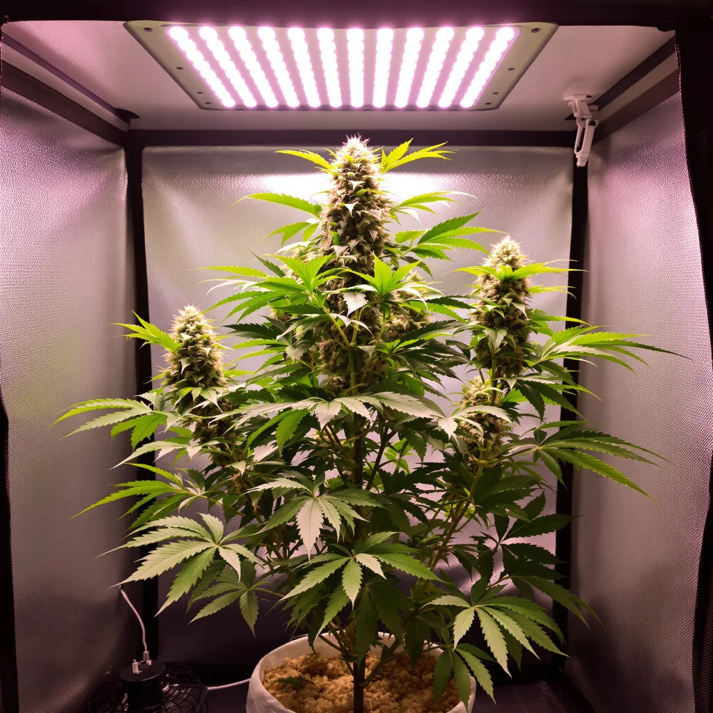 Plante de cannabis Puna Budder en floraison — 60-100 cm autofloraison