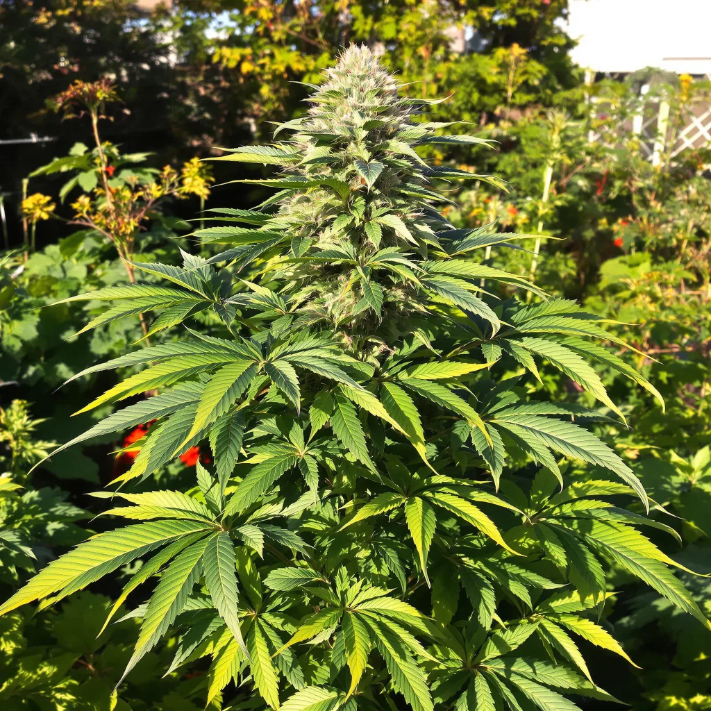 Puna Budder 70% indica / 30% sativa — fleur avec trichomes visibles