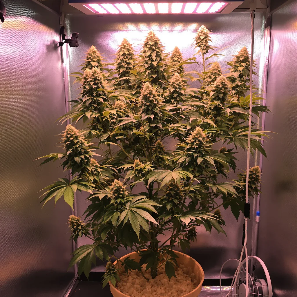 Plante de cannabis Punch Pie en floraison — 120-180 cm féminisée