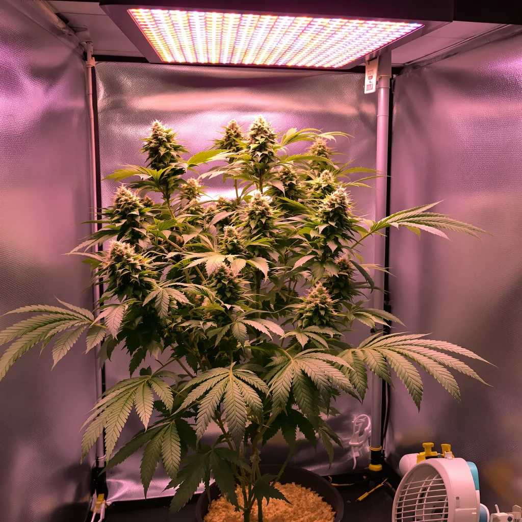 Plante de cannabis Punky Lion en floraison — 90-130 cm féminisée
