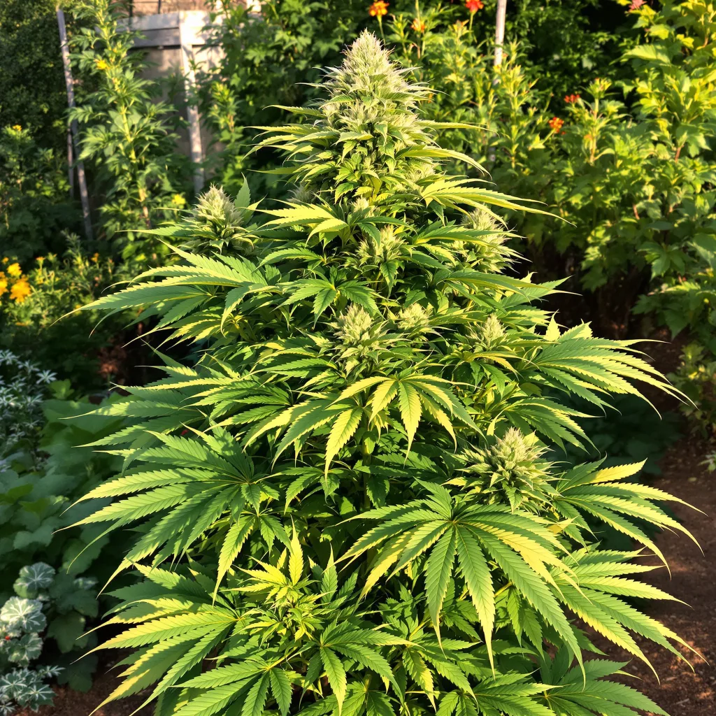 Pure Indica 81% indica / 19% sativa — fleur avec trichomes visibles