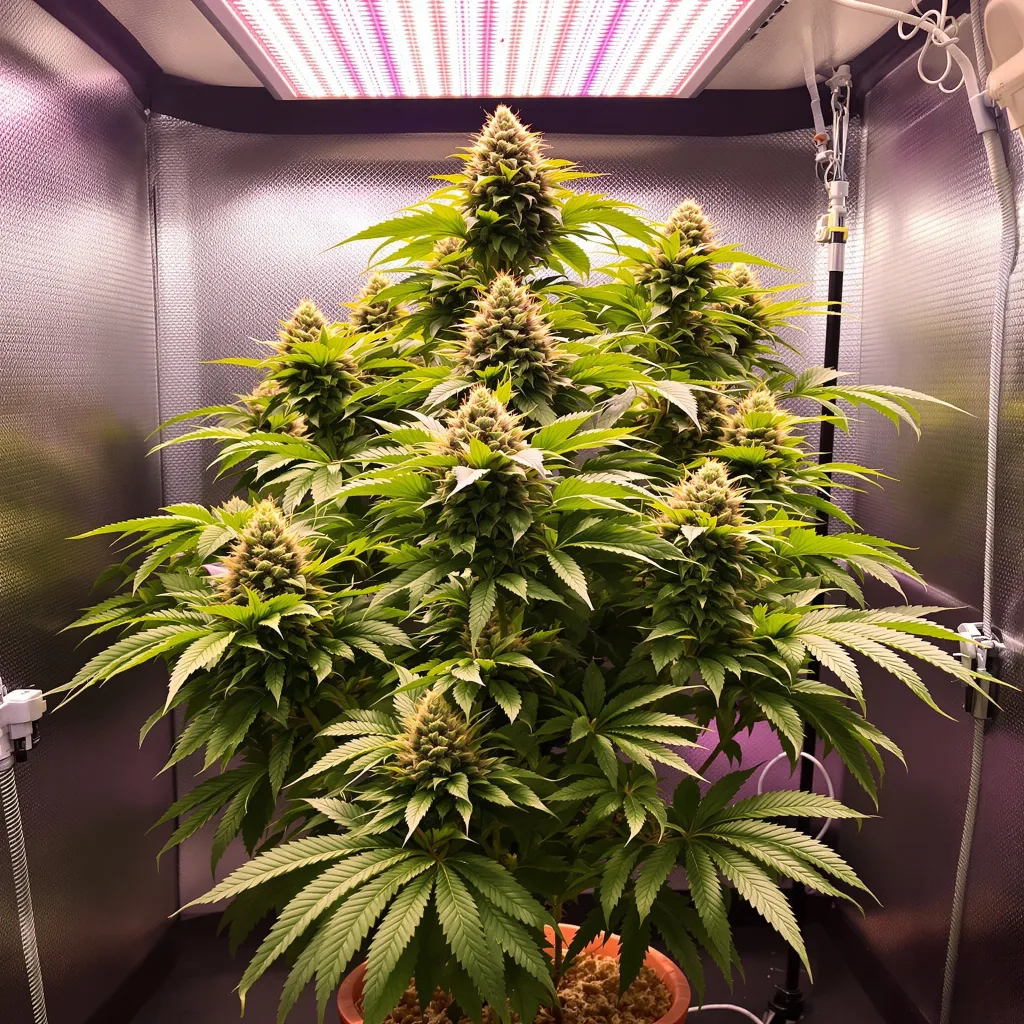 Plante de cannabis Pure Kush en floraison — 60-100 cm autofloraison