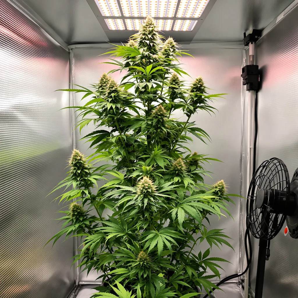 Plante de cannabis Pure Power Plant en floraison — 150-200 cm féminisée