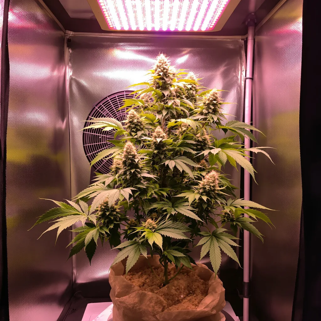 Plante de cannabis Purple Alien OG en floraison — 60-100 cm autofloraison