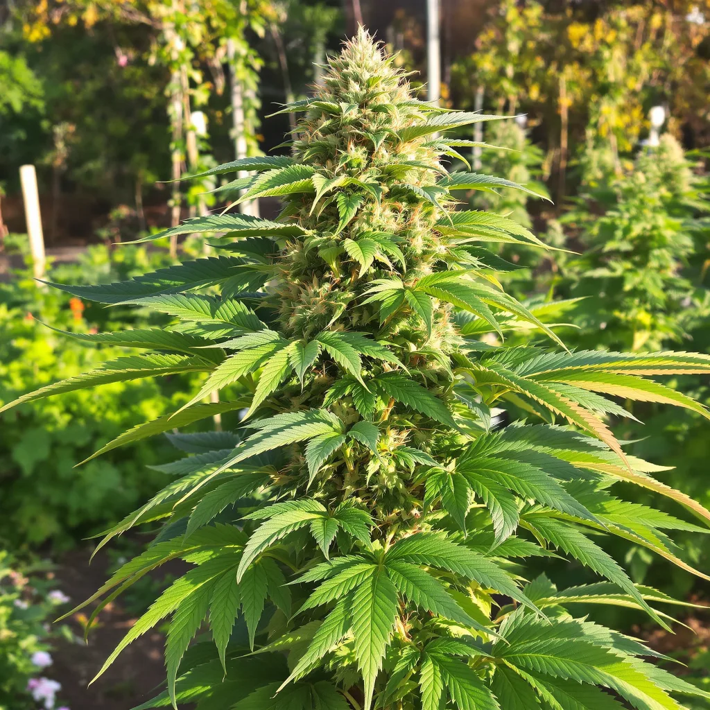 Purple Berry 76% indica / 24% sativa — fleur avec trichomes visibles