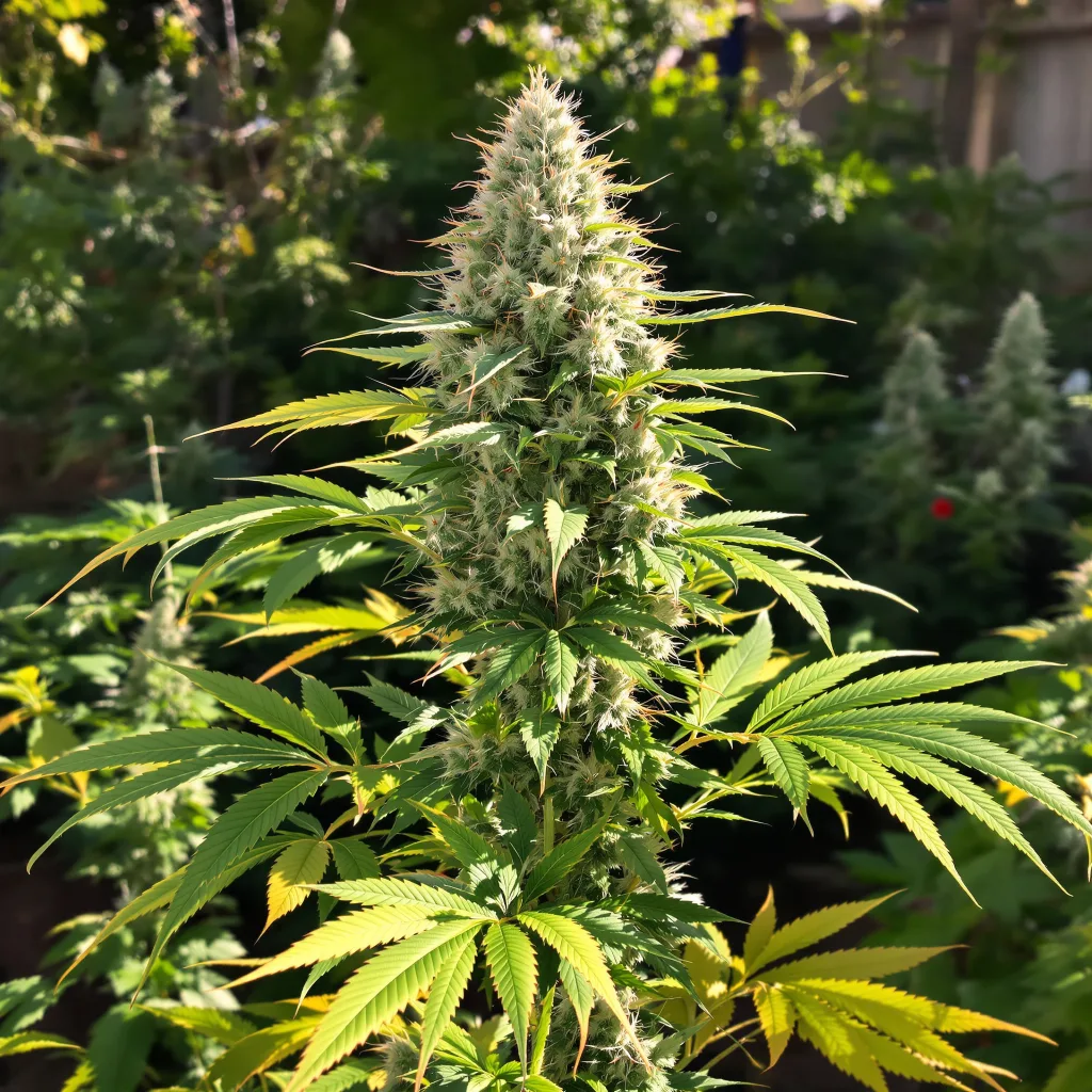 Purple Bubba 80% indica / 20% sativa — fleur avec trichomes visibles