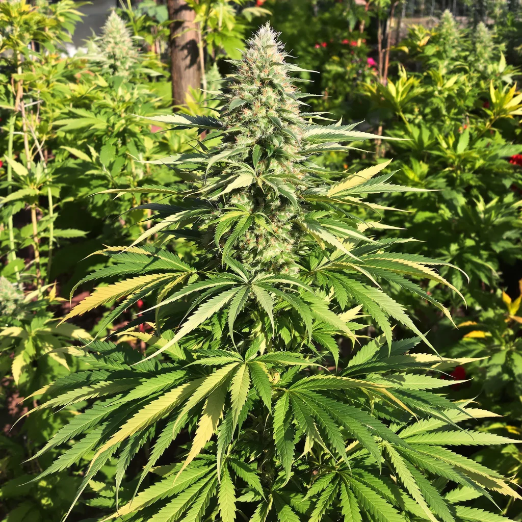 Purple Bush 78% indica / 22% sativa — fleur avec trichomes visibles