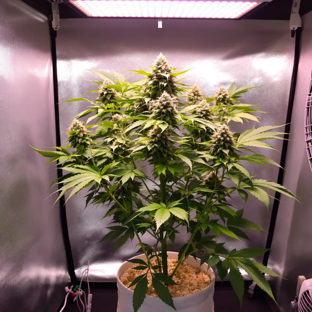Plante de cannabis Purple Candy en floraison — 90-130 cm féminisée