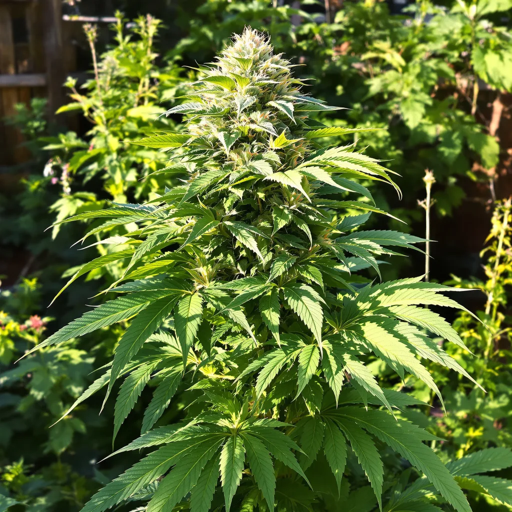 Purple Candy 77% indica / 23% sativa — fleur avec trichomes visibles
