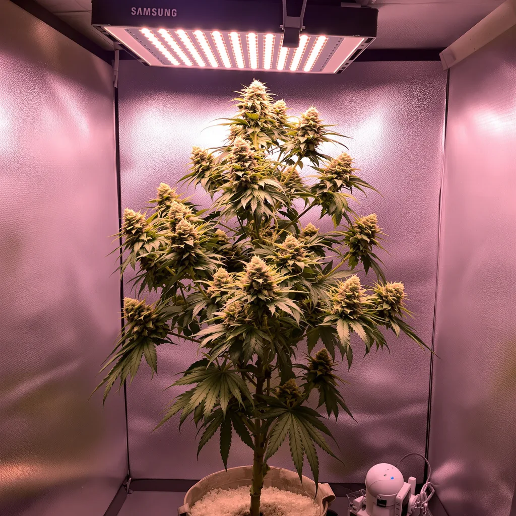 Plante de cannabis Purple Dream en floraison — 60-100 cm autofloraison