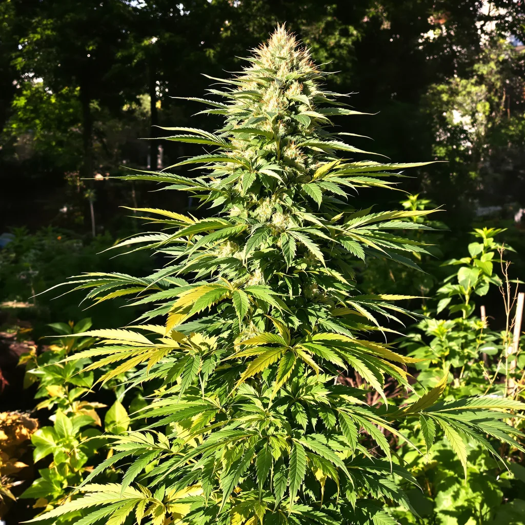 Purple Dream 45% indica / 55% sativa — fleur avec trichomes visibles