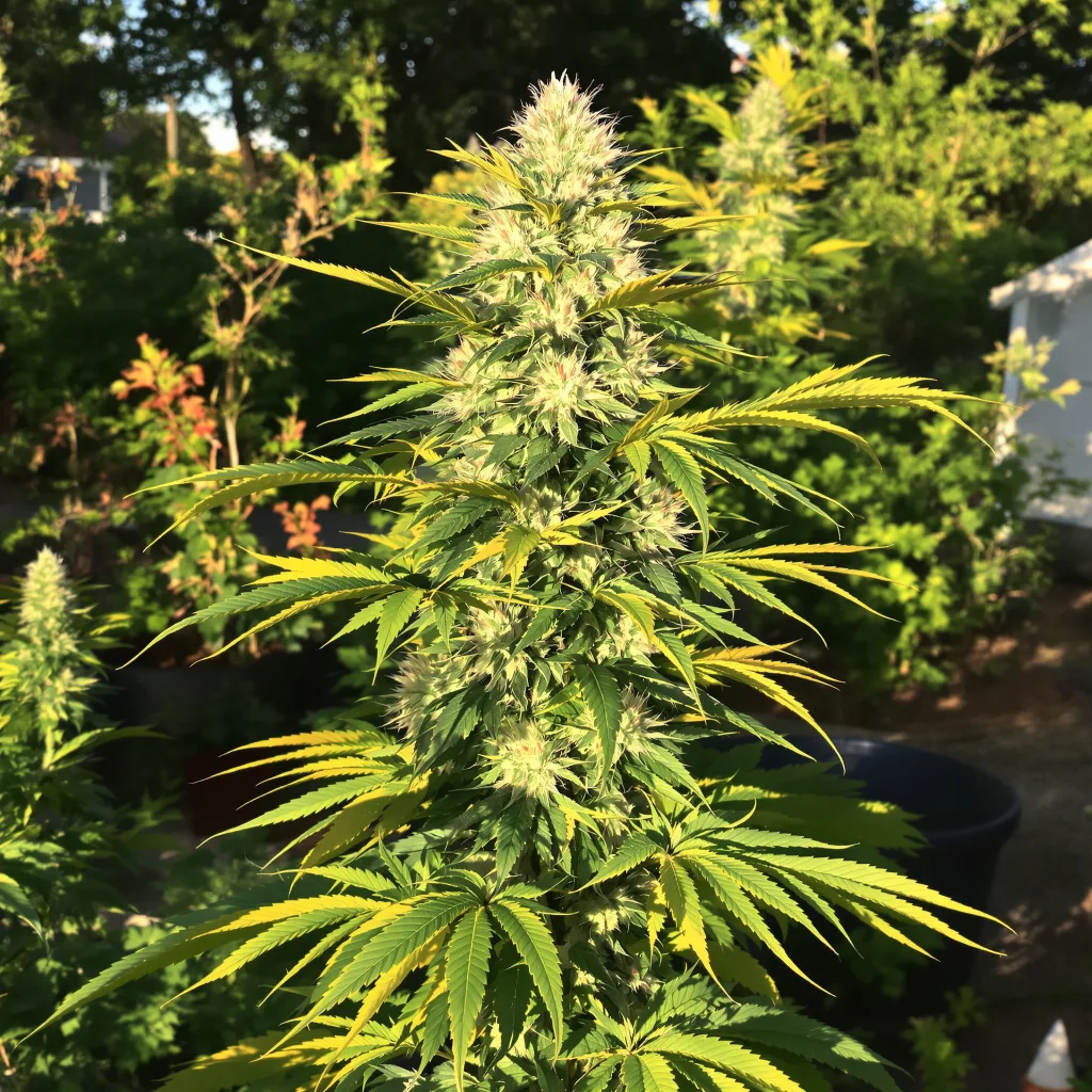 Purple Dream 45% indica / 55% sativa — fleur avec trichomes visibles