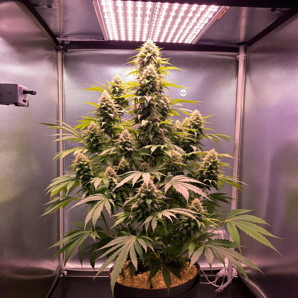 Plante de cannabis Purple Gorilla en floraison — 120-180 cm féminisée