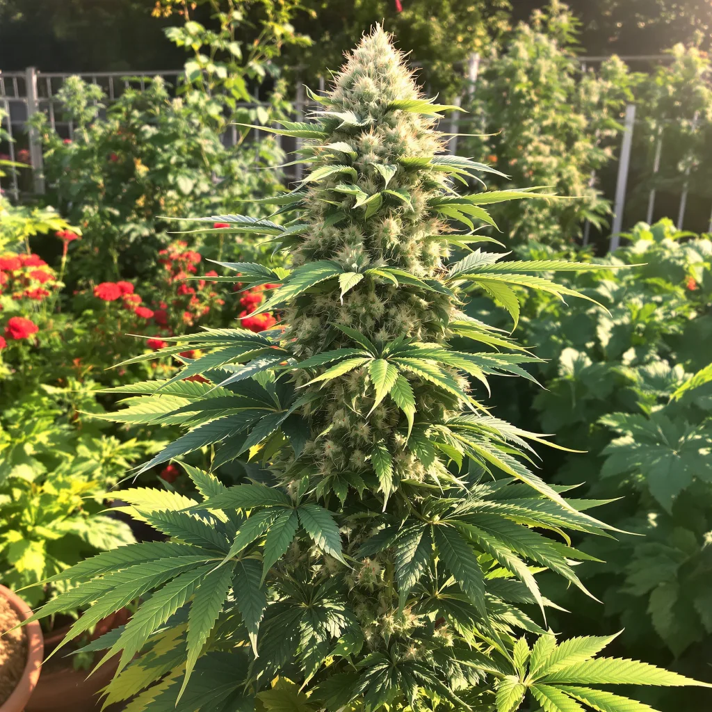 Purple Lemonade 55% indica / 45% sativa — fleur avec trichomes visibles