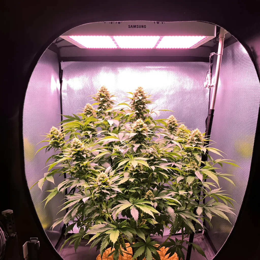 Plante de cannabis Purple Monkey Balls en floraison — 60-100 cm autofloraison