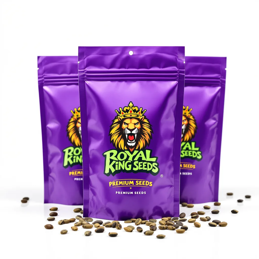 Purple Monkey Balls 68% indica / 32% sativa — fleur avec trichomes visibles